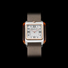 Montre BRISTON Streamliner Kennedy femme cadran blanc bracelet nylon taupe - vue VD1