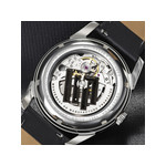 Montre LIP MANUFACTURE annapurna mixte automatique, bracelet cuir noir - vue D4