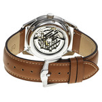 Montre LIP MANUFACTURE annapurna mixte automatique, bracelet cuir camel - vue 3