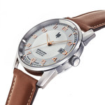 Montre LIP MANUFACTURE annapurna mixte automatique, bracelet cuir camel - vue D2