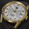 Montre LIP MANUFACTURE annapurna mixte automatique, bracelet cuir noir - vue VD1