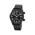 Montre LIP MANUFACTURE type 14 homme automatique, bracelet cuir noir - vue 1