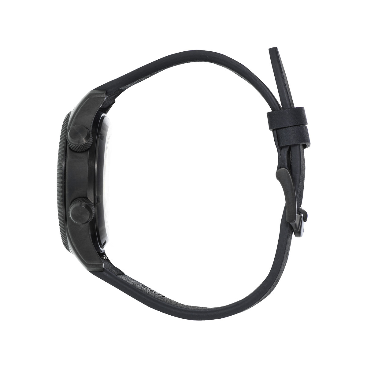 Montre LIP MANUFACTURE type 14 homme automatique, bracelet cuir noir - vue 2