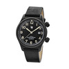 Montre LIP MANUFACTURE type 14 homme automatique, bracelet cuir noir - vue VD3