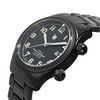 Montre LIP MANUFACTURE type 14 homme automatique, bracelet acier inoxydable noir - vue VD2