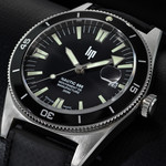 Montre LIP MANUFACTURE nautic 666 mixte automatique, bracelet silicone noir - vue D1