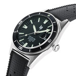 Montre LIP MANUFACTURE nautic 666 mixte automatique, bracelet silicone noir - vue D2