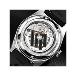 Montre LIP MANUFACTURE nautic 666 mixte automatique, bracelet silicone noir - vue D4