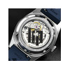 Montre LIP MANUFACTURE nautic 666 mixte automatique, bracelet silicone bleu - vue VD4