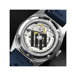 Montre LIP MANUFACTURE nautic 666 mixte automatique, bracelet silicone bleu - vue D4