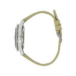 Montre LIP MANUFACTURE nautic 666 mixte automatique, bracelet silicone beige - vue 2