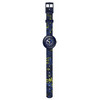 Montre FLIK FLAK x Monbento enfant cadran bleu bracelet pet recycle bleu - vue VD1
