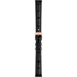 Montre TISSOT SRV femme cadran blanc bracelet cuir noir - vue D1