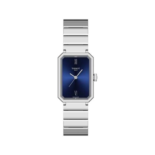 TISSOT SRV ladies' watch blue dial stainless steel bracelet