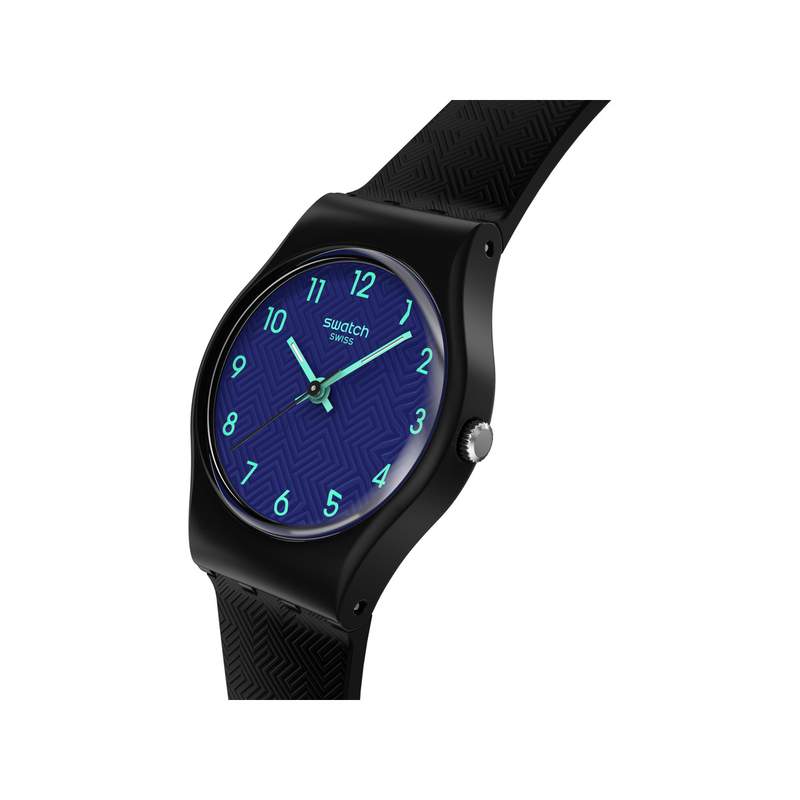 Montre SWATCH essentials femme cadran gris bracelet plastique gris - vue 2