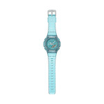 Montre G-SHOCK femme cadran bleu bracelet resine bleu - vue D1