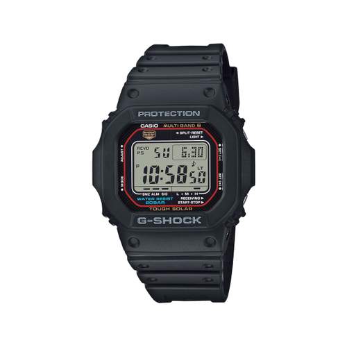 Montre G-SHOCK mixte cadran gris bracelet resine noir boitier résine
