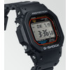 Montre G-SHOCK mixte cadran gris bracelet resine noir boitier résine - vue VD1