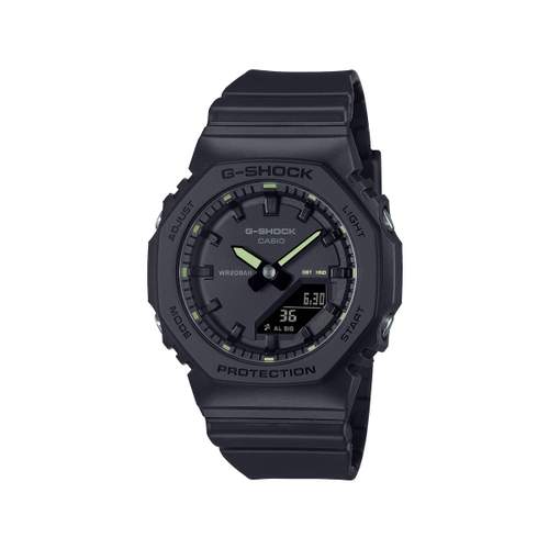 Montre G-SHOCK série gma-p2101 mixte cadran noir bracelet resine noir
