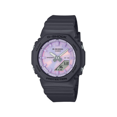 Montre G-SHOCK série gma-p2102 mixte cadran violet bracelet resine noir - vue 1