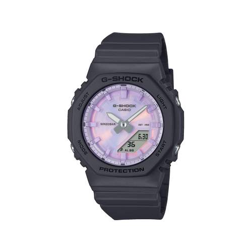 G-SHOCK watch series gma-p2102 mixed purple dial black resin bracelet