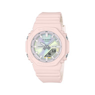 Montre G-SHOCK série gma-p2103 mixte cadran gris bracelet resine rose