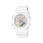 Montre G-SHOCK série gma-p2104 mixte cadran rose bracelet resine blanc - vue 1
