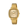 Montre CASIO Timeless collection mixte cadran doré bracelet acier inoxydable doré - vue V1