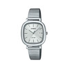 Montre CASIO Timeless collection mixte cadran gris bracelet acier inoxydable - vue V1