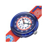 Montre FLIK FLAK Classroom Creations enfant cadran rose bracelet pet recycle rouge - vue V2