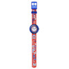 Montre FLIK FLAK Classroom Creations enfant cadran rose bracelet pet recycle rouge - vue VD1