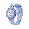 Montre FLIK FLAK Classroom Creations enfant cadran vert bracelet pet recycle bleu - vue V1