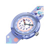 Montre FLIK FLAK Classroom Creations enfant cadran vert bracelet pet recycle bleu - vue V2