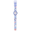 Montre FLIK FLAK Classroom Creations enfant cadran vert bracelet pet recycle bleu - vue VD1