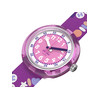 Montre FLIK FLAK Classroom Creations enfant cadran violet bracelet pet recycle violet - vue V2