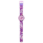 Montre FLIK FLAK Classroom Creations enfant cadran violet bracelet pet recycle violet - vue D1