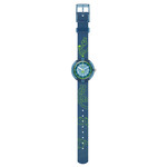 Montre FLIK FLAK Classroom Creations enfant cadran bleu bracelet pet recycle bleu - vue D1