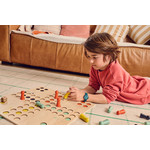 Montre FLIK FLAK Classroom Creations enfant cadran bleu bracelet pet recycle bleu - vue porté 1