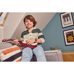 Montre FLIK FLAK Classroom Creations enfant cadran blanc bracelet pet recycle noir - vue porté 1