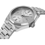 Montre TISSOT T-CLASSIC PRC 100 SOLAR mixte cadran gris bracelet acier inoxydable - vue 2