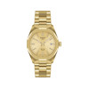 Montre TISSOT prc 100 solar mixte solaire, bracelet acier inoxydable jaune - vue V1