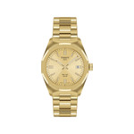 Montre TISSOT PRC 100 SOLAR mixte cadran doré bracelet PVD doré - vue 1