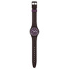 Montre SWATCH essentials mixte bracelet plastique marron - vue VD1