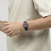 Montre SWATCH essentials mixte bracelet plastique marron - vue Vporté 2