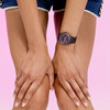 Montre SWATCH essentials mixte bracelet plastique marron - vue Vporté 3