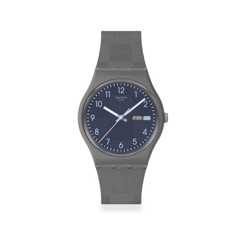 Montre SWATCH essentials mixte bracelet plastique gris - vue 1
