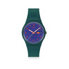 Montre SWATCH essentials mixte bracelet plastique bleu - vue V1