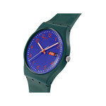 Montre SWATCH essentials mixte bracelet plastique bleu - vue 2