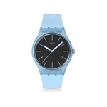 Montre SWATCH essentials mixte bracelet plastique bleu - vue 1