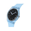 Montre SWATCH essentials mixte bracelet plastique bleu - vue V2